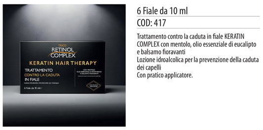 Fiale Capelli Trattemnto CONTRO LA CADUTA 6pz