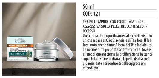 Crema viso TEA TREE OIL 50ml