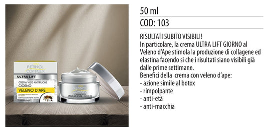 Crema viso VELENO D'APE 50ml