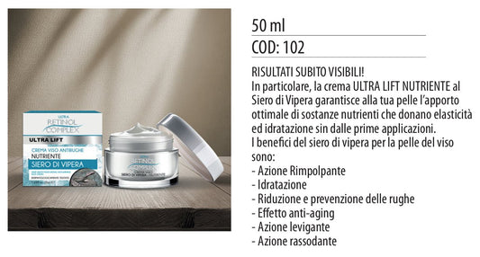 Crema viso SIERO DI VIPERA 50ml