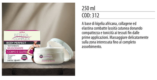 Trattamento RASSODANTE CORPO & GLUTEI 250ml