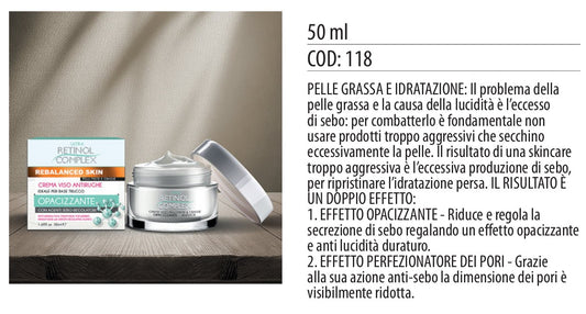 Crema viso OPACIZZANTE 50ml