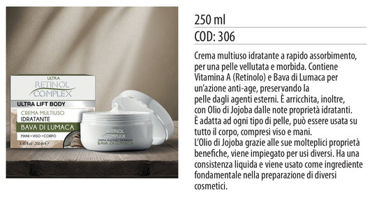 Crema corpo BAVA LUMACA 250ml