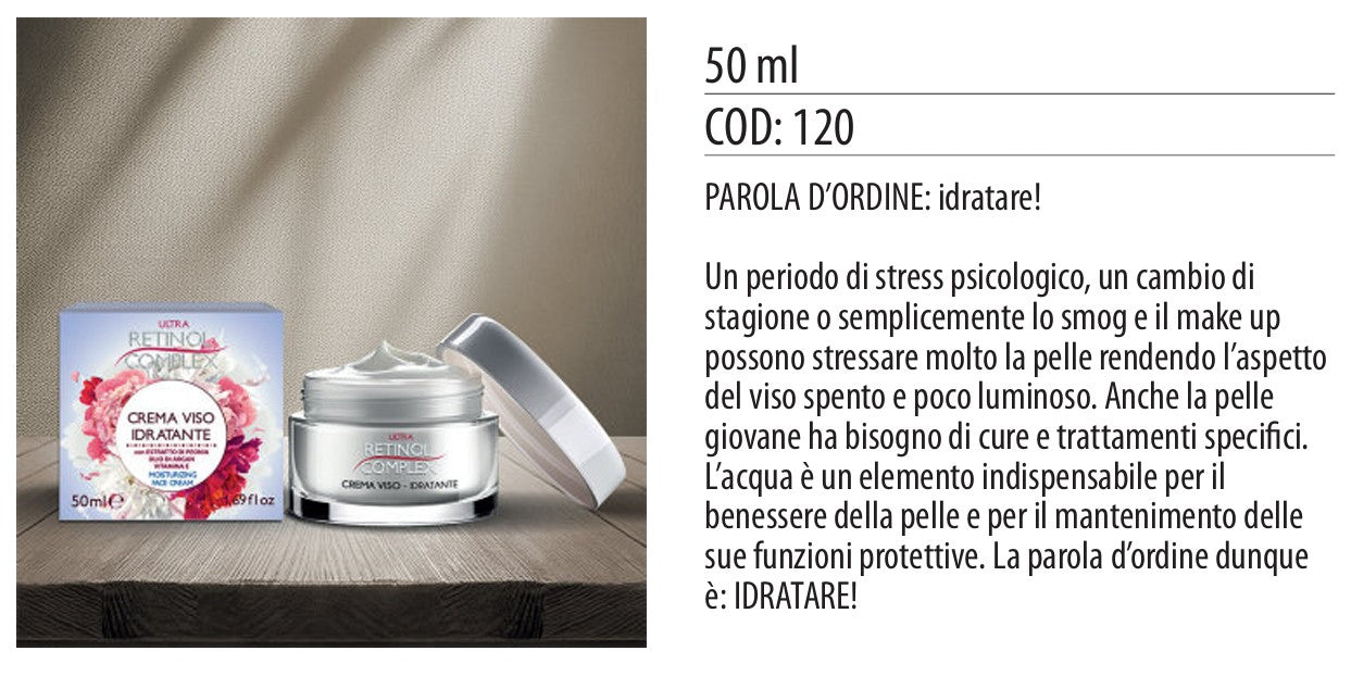 Crema viso IDRATANTE PELLI GIOVANI 50ml