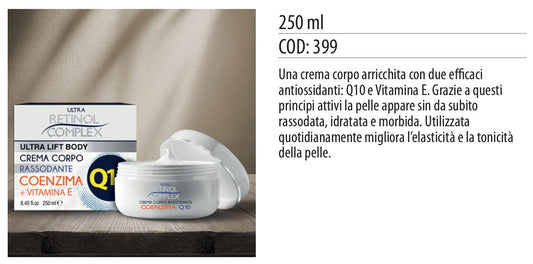 Crema corpo COENZIMA Q10 250ml