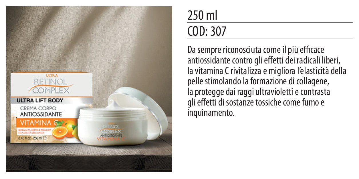 Crema corpo VITAMINA C 250ml