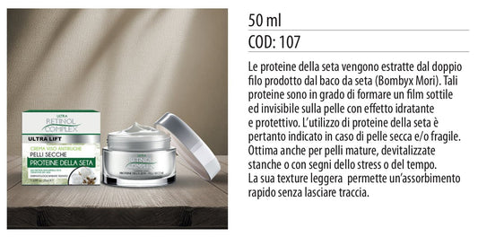 Crema viso PROTEINA DELLA SETA 50ml