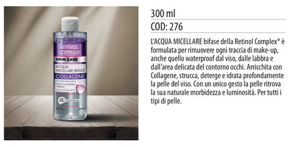 Acqua micellare BIFASE COLLAGENE 300ml