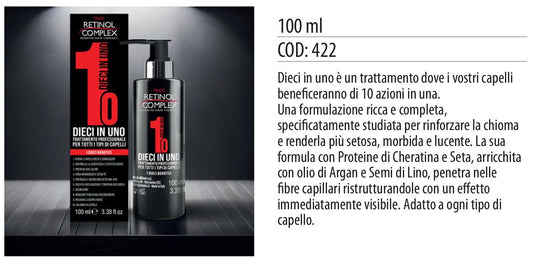 Trattamento 10 in 1 CAPELLI 100ml
