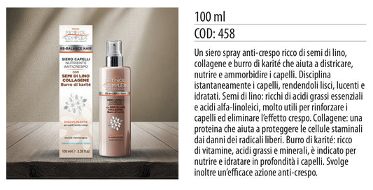 Siero capelli NUTRIENTE ANTICRESPO DISCIPLINANTE 100ml