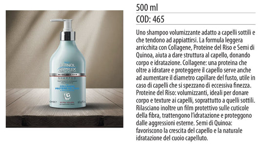 Shampoo TRATTAMENTO INTENSIVO VOLUMIZZANTE 500ml