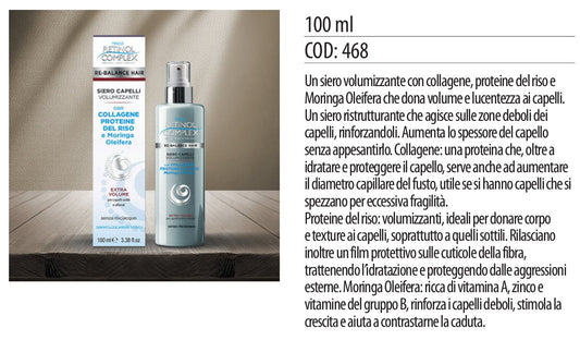 Siero capelli VOLUMIZZANTE EXTRA VOLUME 100ml