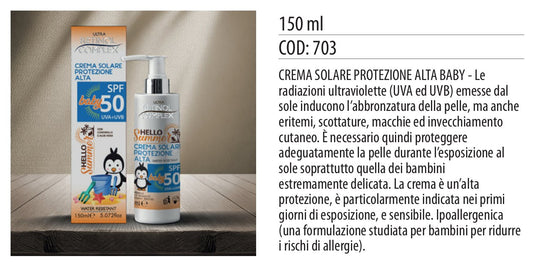 CREMA Protezione Solare BABY SPF50 150 ml