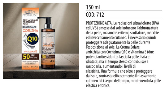 CREMA Protezione Solare COENZIMA Q10 SFP50 150 ml