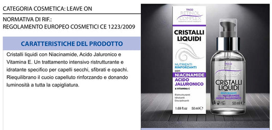 Cristalli Liquidi NIACINAMIDE & ACIDO JALURONICO 50ml