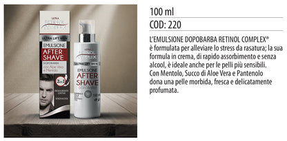 Emulsione AFTER SHAVE dopobarba 100ml