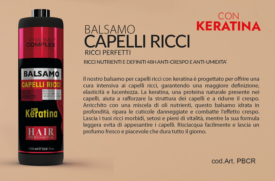 PHARMA COMPLEX BALSAMO CAPELLI RICCI 1000ml