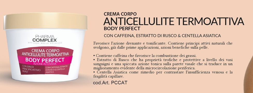 PHARMA COMPLEX CREMA CORPO ANTICELLULITE TERMOATTIVA 250ml