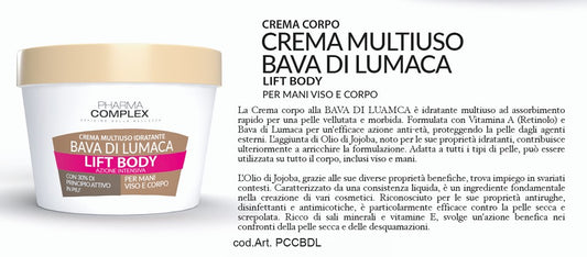 Pharma Complex CREMA CORPO BAVA DI LUMACA 250ml