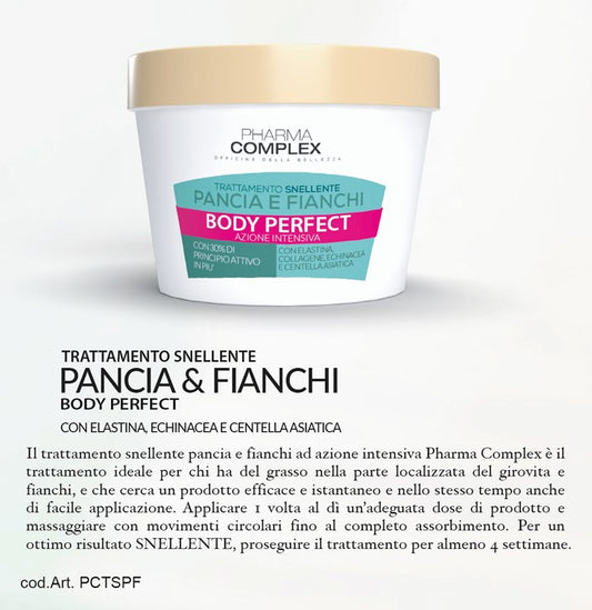 Pharma Complex CREMA CORPO TRATTAMENTO SNELLENTE PANCIA E FIANCHI 250ml