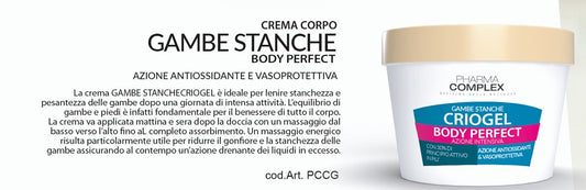 Pharma Complex CREMA GAMBE STANCHE CRIOGEL 250ml