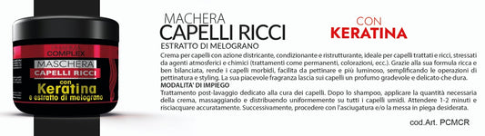 Pharma Complex MASCHERA CAPELLI RICCI 500ml