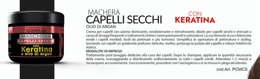 Pharma Complex MASCHERA CAPELLI SECCHI 500ml