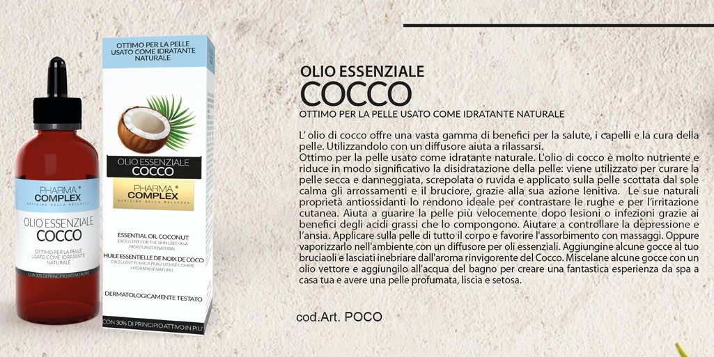 PHARMA COMPLEX OLIO ESSENZIALE COCCO 100ml