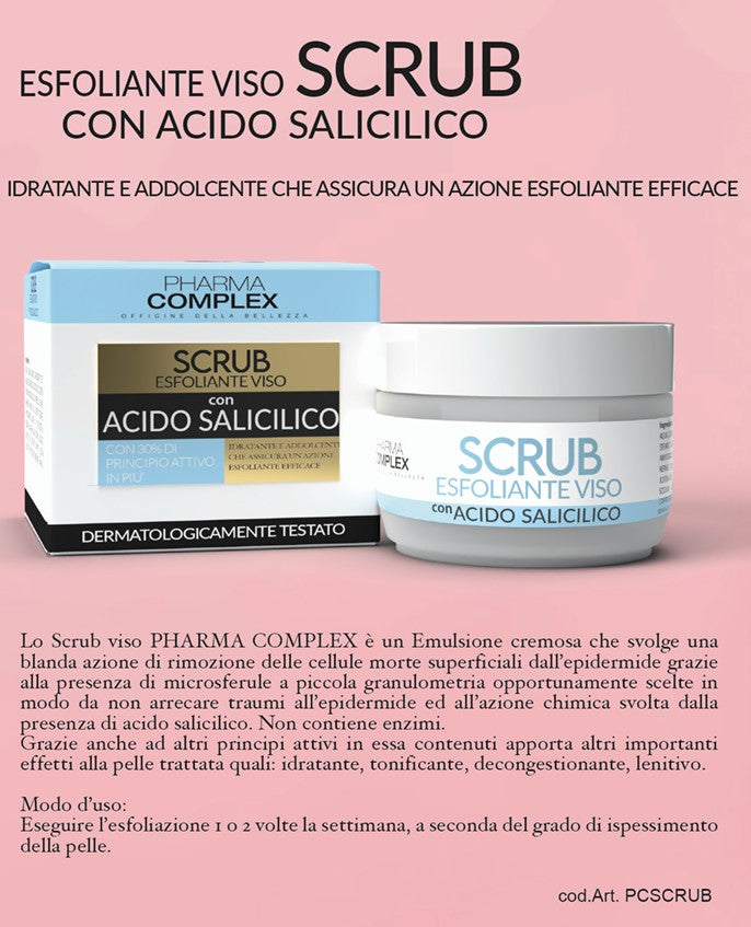 PHARMA COMPLEX SCRUB VISO ACIDO SALICILICO 50ml