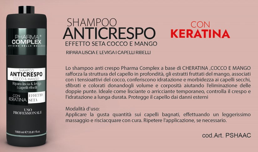 PHARMA COMPLEX SHAMPOO ANTICRESPO 1000ml