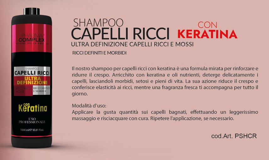 PHARMA COMPLEX SHAMPOO CAPELLI RICCI 1000ml