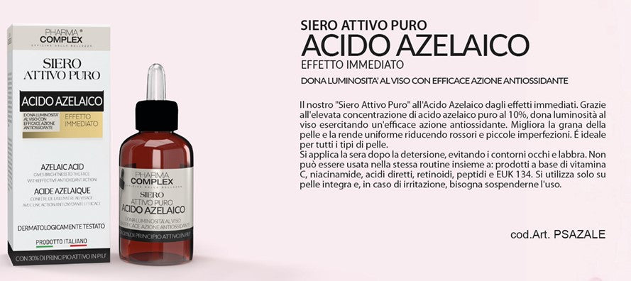 PHARMA COMPLEX SIERO VISO ACIDO AZELAICO 30ml