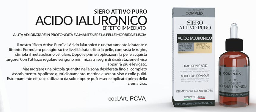 PHARMA COMPLEX SIERO VISO ACIDO IALURONICO 30ml