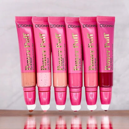 13336A 2 in 1 Labbra & Blush POWER PUFF (con spugnetta applicatore)