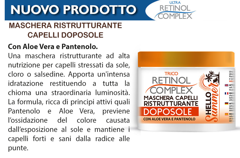 Maschera per Capelli Ristrutturante Doposole