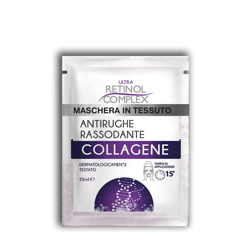 CONFEZIONE DA 3PZ MASCHERA VISO COLLAGENE 25 ml