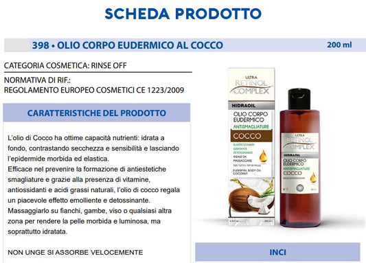 Olio Corpo al Cocco 200 ml