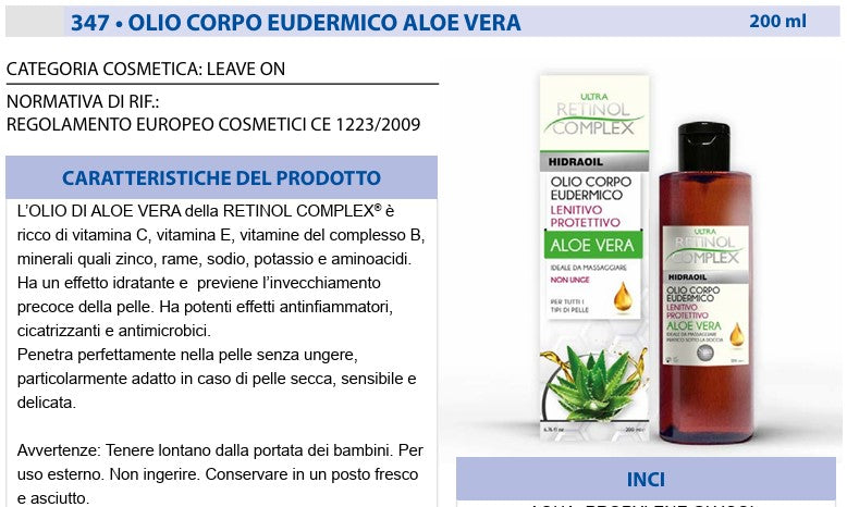 Olio Corpo Aloe Vera 200 ml