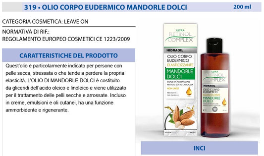 Olio Corpo Mandorle Dolci 200 ml