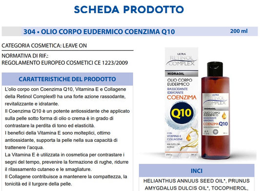 Olio Corpo Coenzima Q10 200 ml