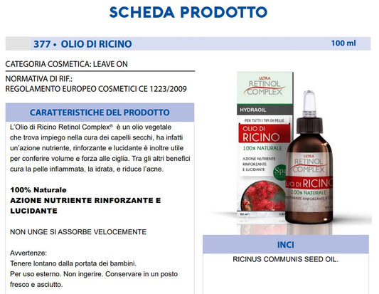 Olio di Ricino 100 ml