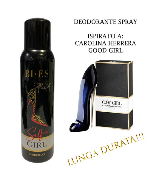 Blister 12pz. Deodorante Bi.Es. SELFIE GIRL 150ml