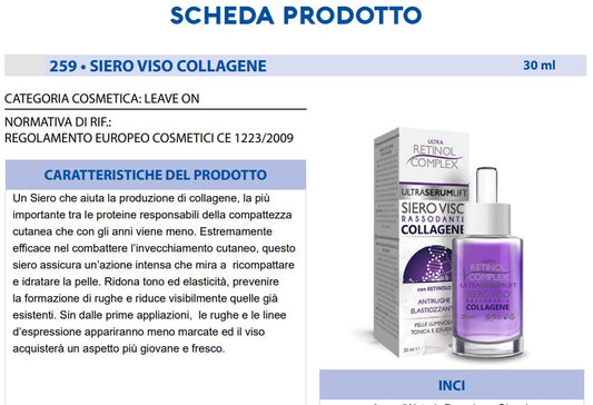 Siero Viso Collagene 30 ml