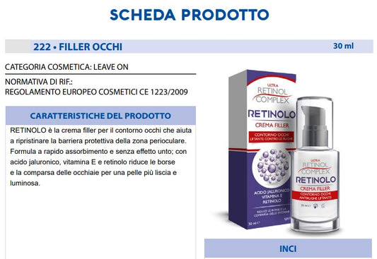 Siero Filler Occhi 30 ml