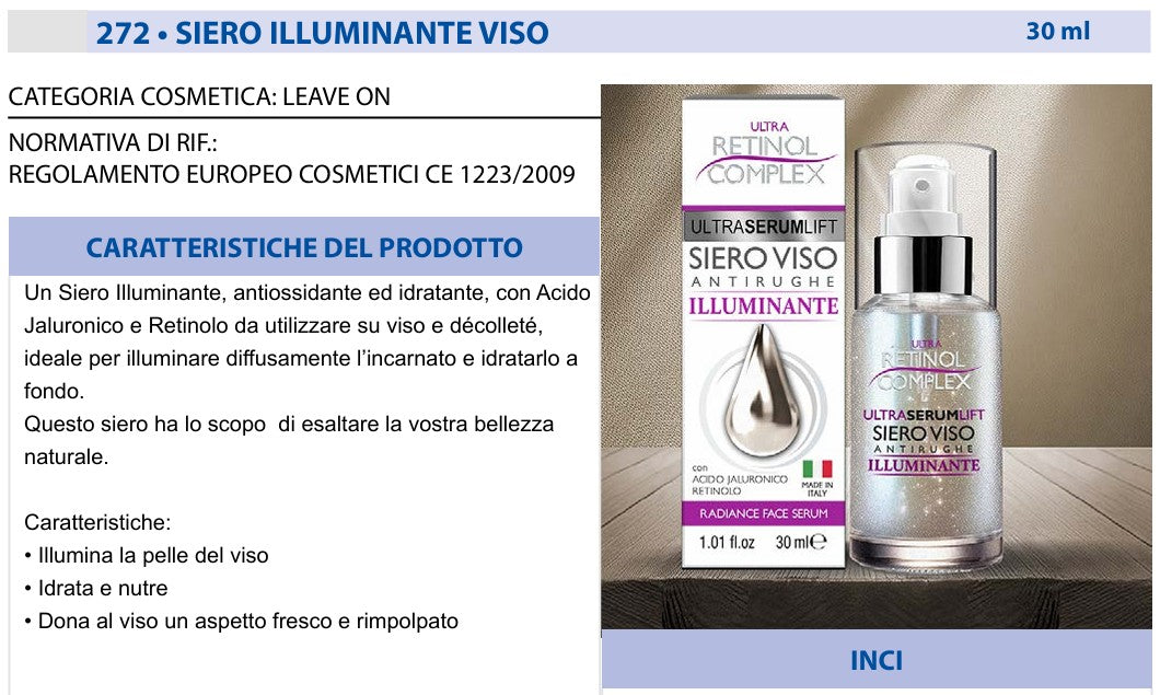 SIERO VISO ILLUMINANTE 30 ML