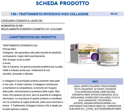 Crema Intentivo Collagene 30 ml