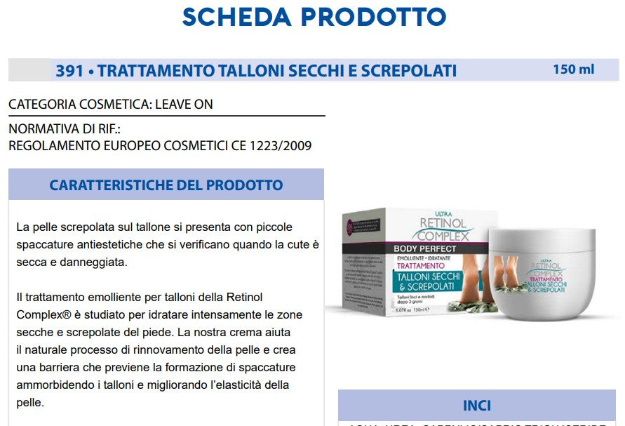 Crema per Talloni Secchi e Screpolati 150 ml