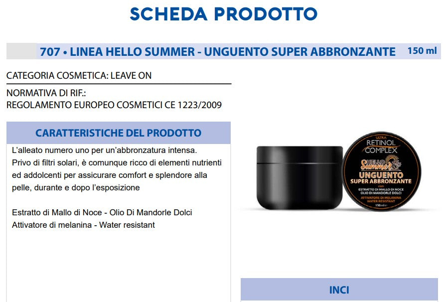 Unguento Abbronzante 150 ml