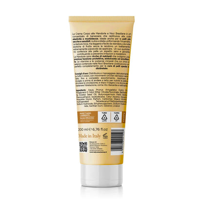 Crema Corpo alle Mandorle e Noci Brasiliane 200 ml