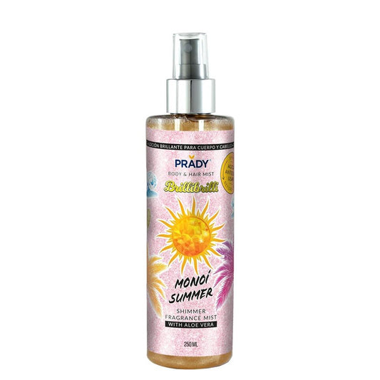 Acqua con Brillantini per Corpo e Capelli 250 ml Monoi Summer